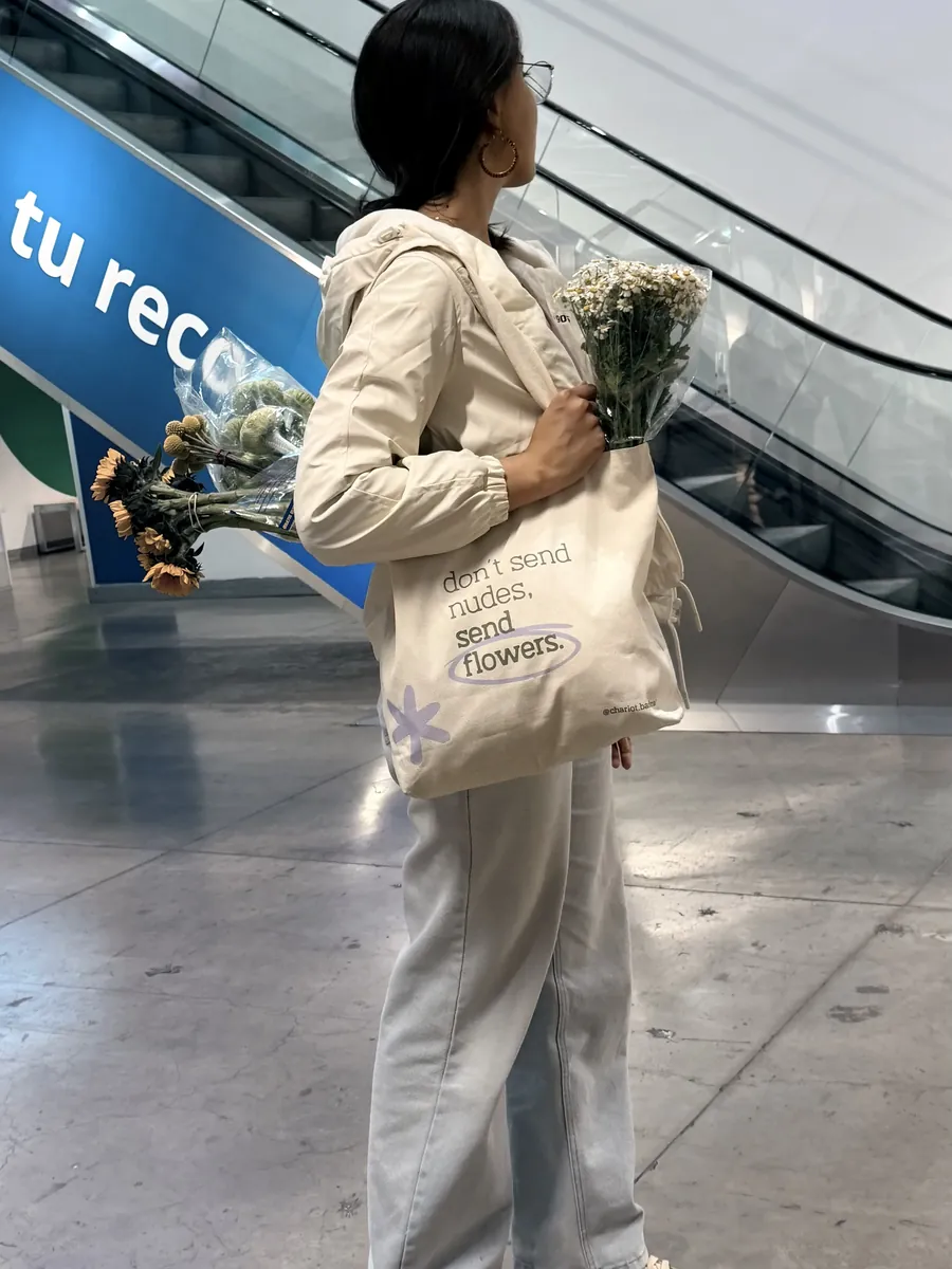 charlot tote in the city